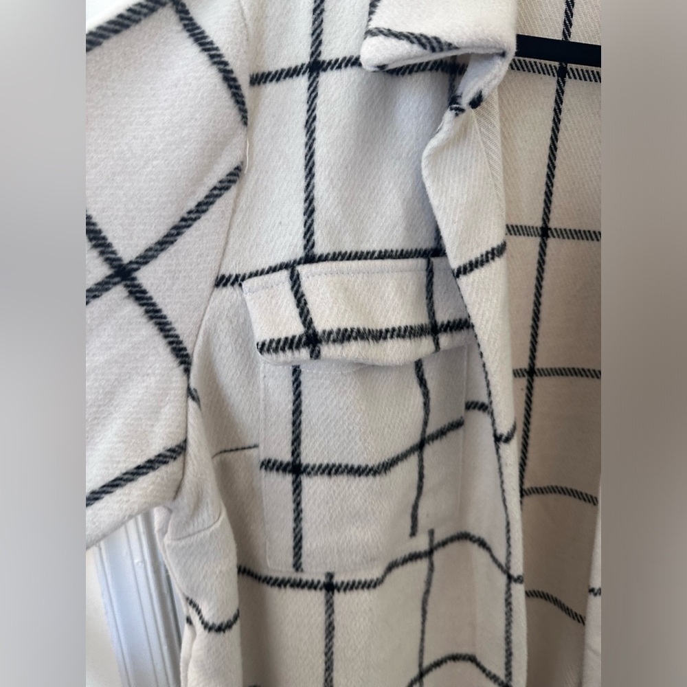 Melloday plaid long line shacket size2X - Picture 13 of 13